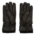 Giorgio Armani Black Lambskin Gloves