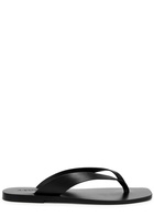 A.emery Kinto Leather Flip Flops Black