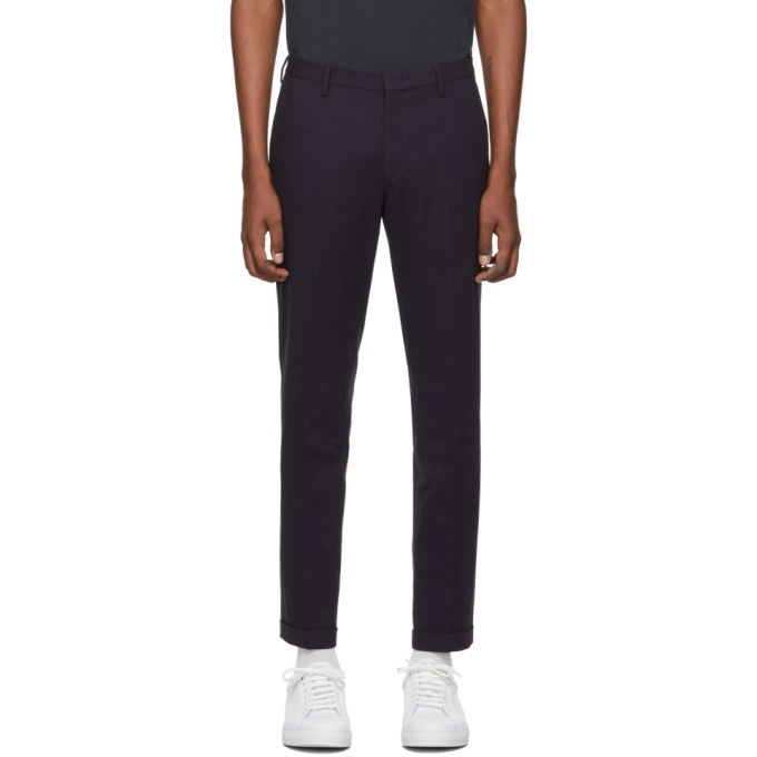 Photo: Paul Smith Navy Cotton Chino Trousers