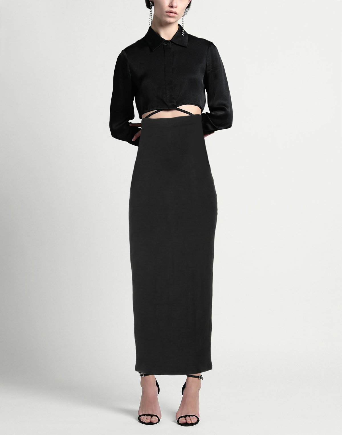 Skims Womens Maxi skirt in Black