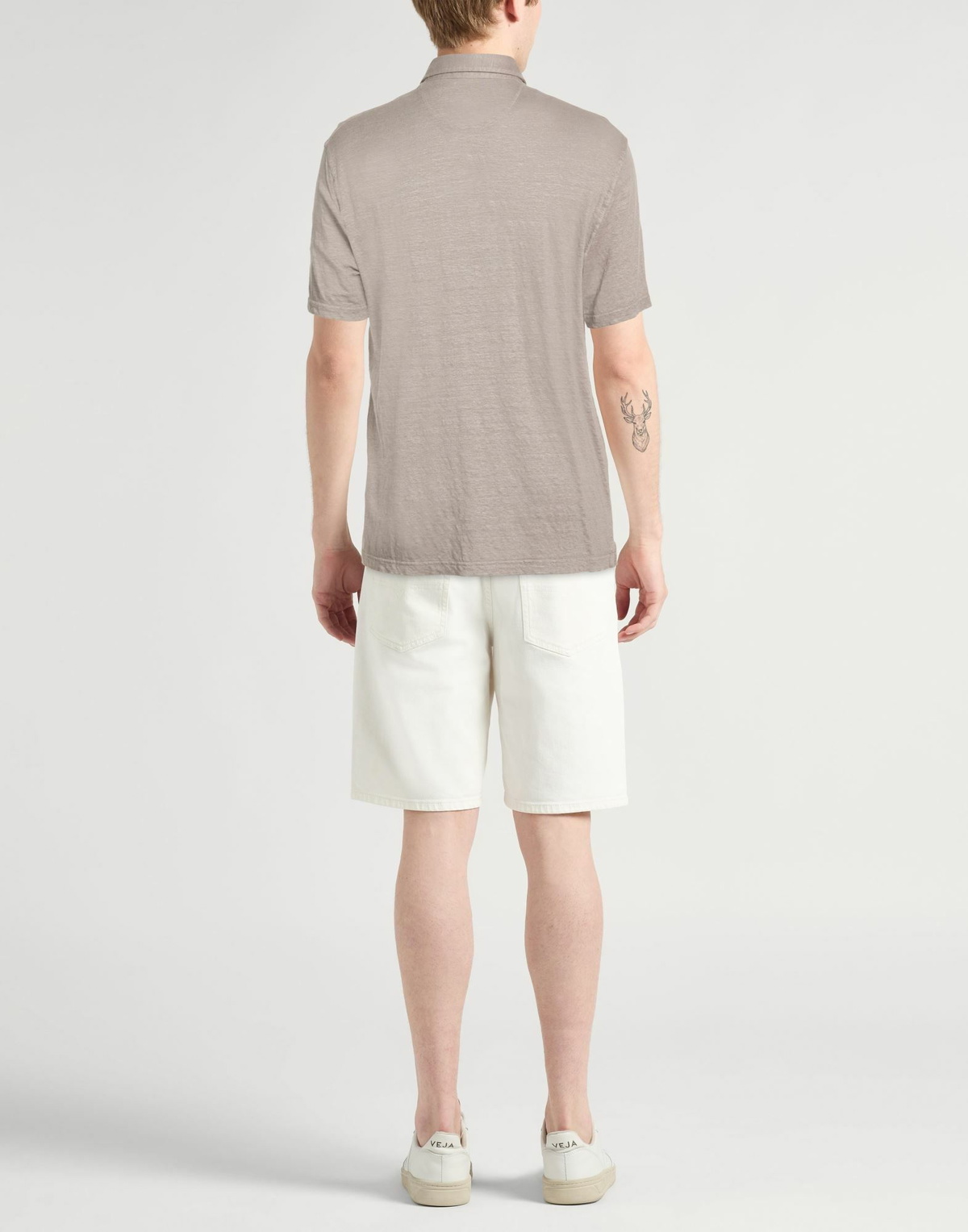 Fedeli Mens Polo shirt in Grey