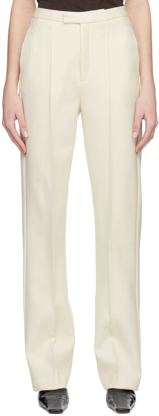 BITE Off-White Page Trousers