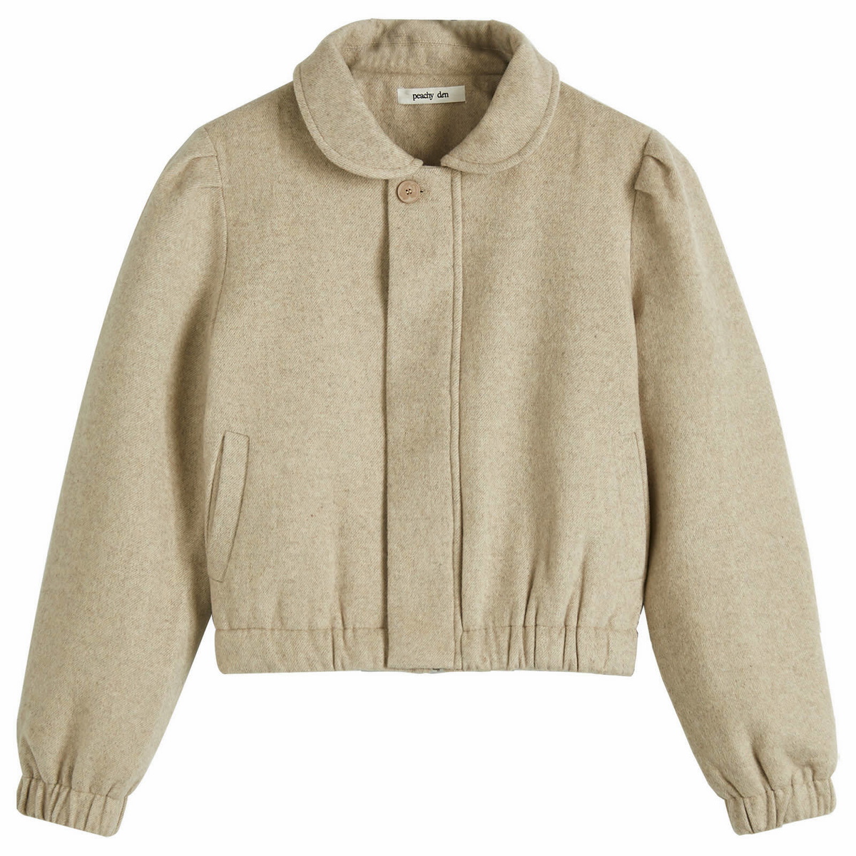 Peachy Den Women's Cheri Mac Coat in Sage Peachy Den