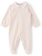 Bonpoint Baby Velvet Tintina Pyjama Bodysuit