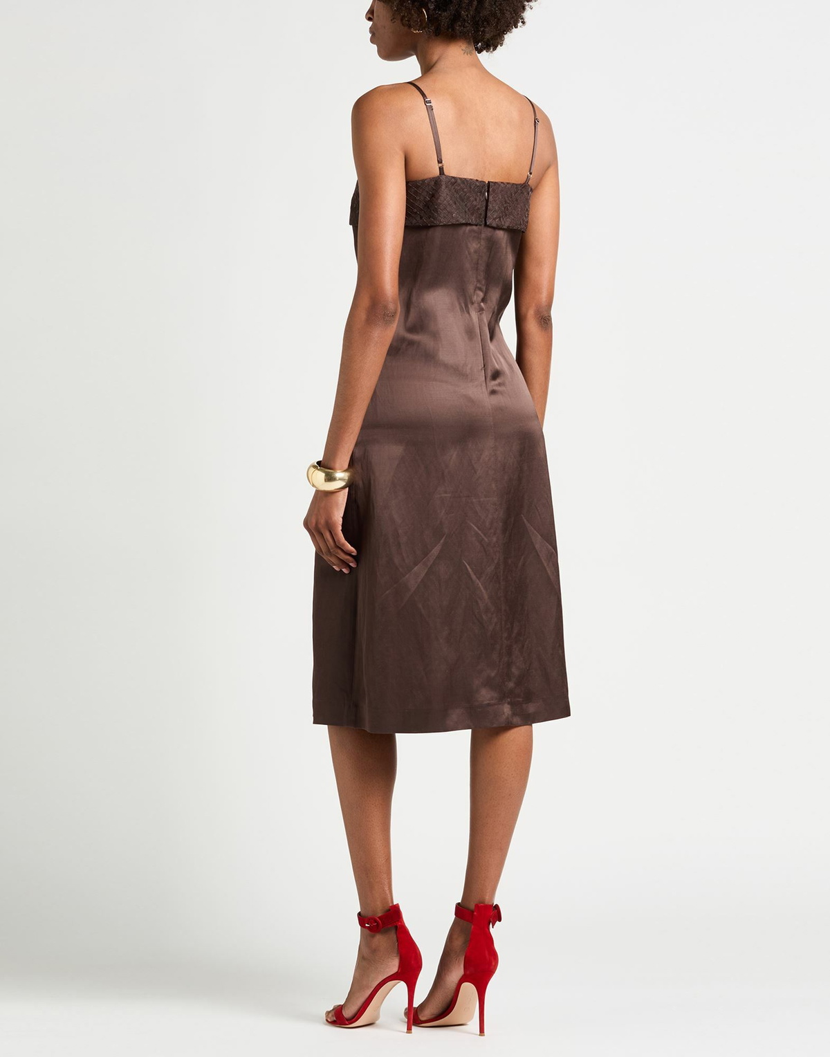 Peserico Womens Midi dress Dark in Brown