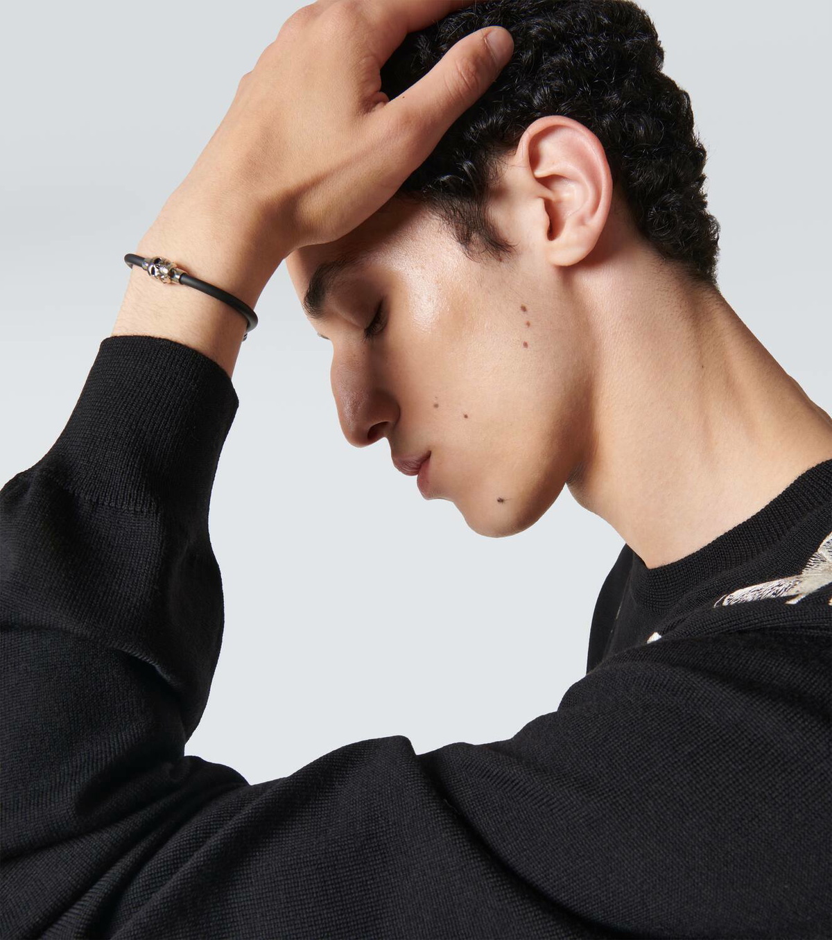 Alexander McQueen Skull rubber bracelet Alexander McQueen