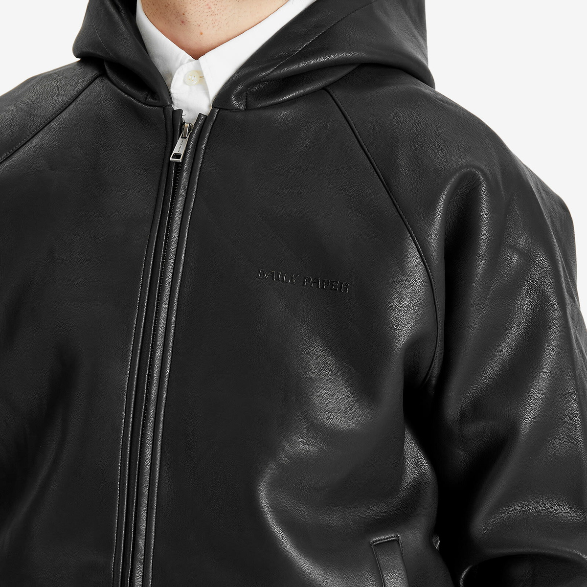 Daily Paper Men's PU Scuba Jacket in Black