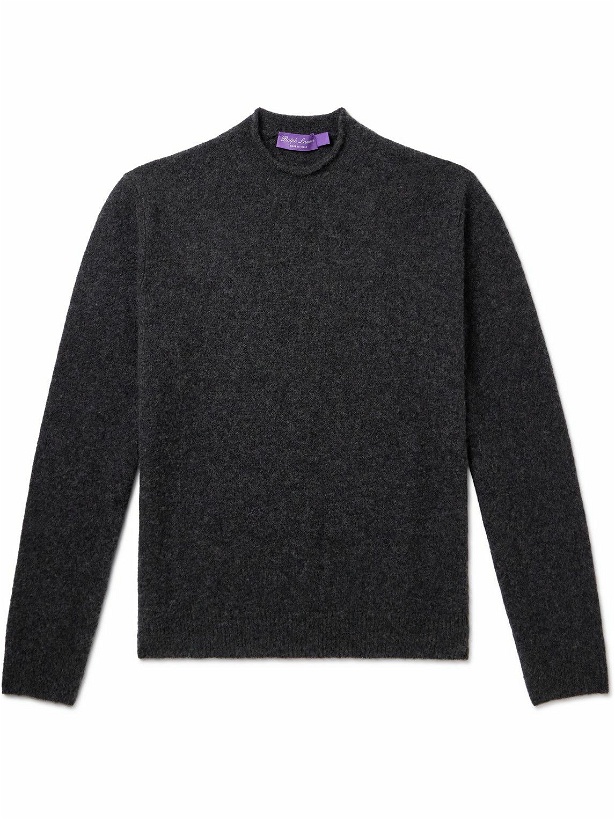 Photo: Ralph Lauren Purple label - Slim-Fit Cashmere-Blend Sweater - Gray