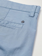 NN07 - Crown Slim-Fit Cotton-Blend Shorts - Blue