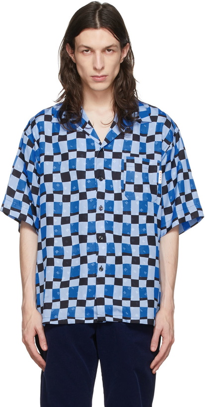 Photo: Marni Blue Viscose Shirt