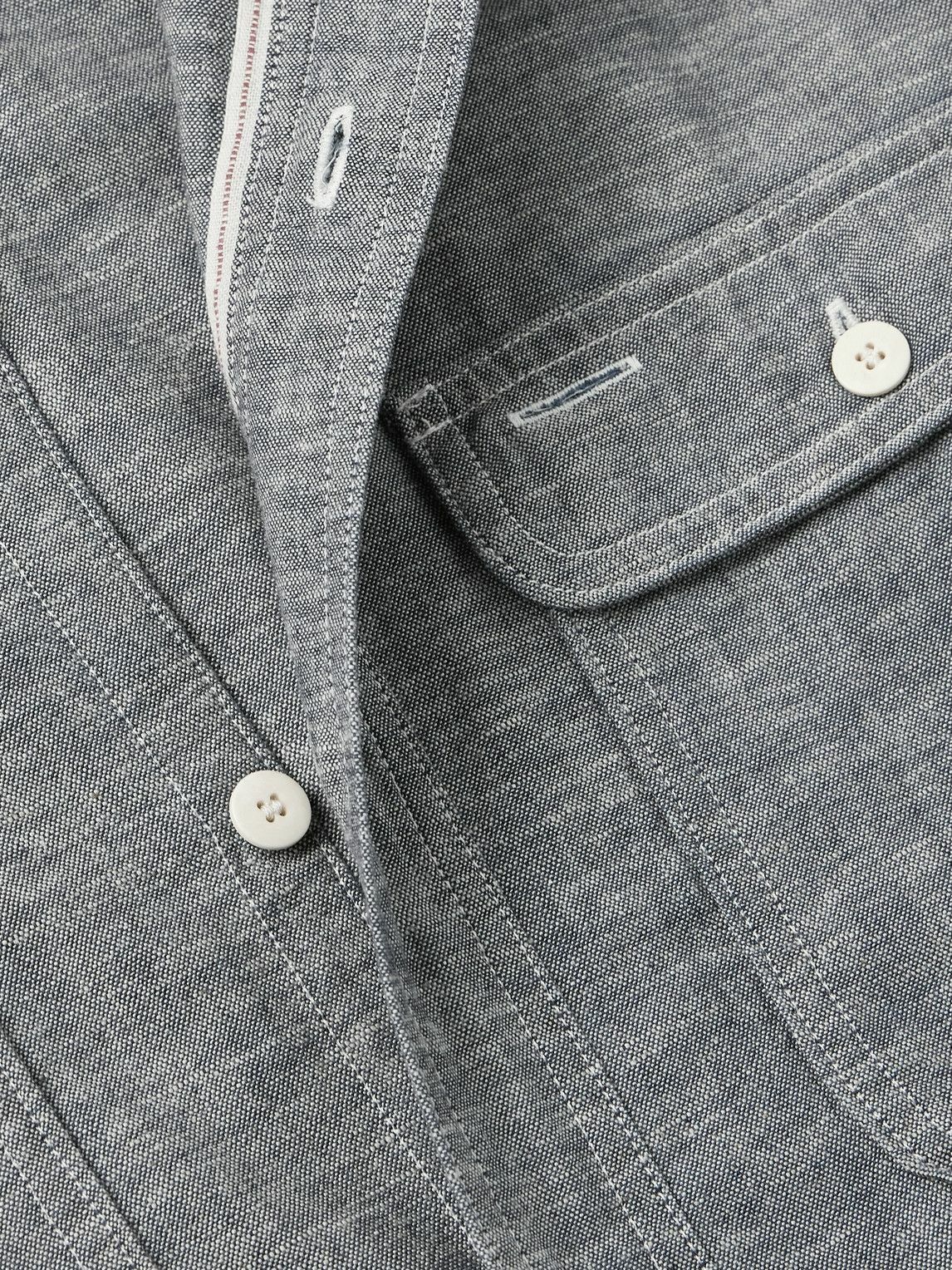Visvim - Langer Cotton-Chambray Shirt - Gray Visvim