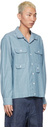 Engineered Garments Blue Chambry Shirt