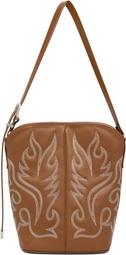 Toga Pulla Tan Western Shoulder Bag