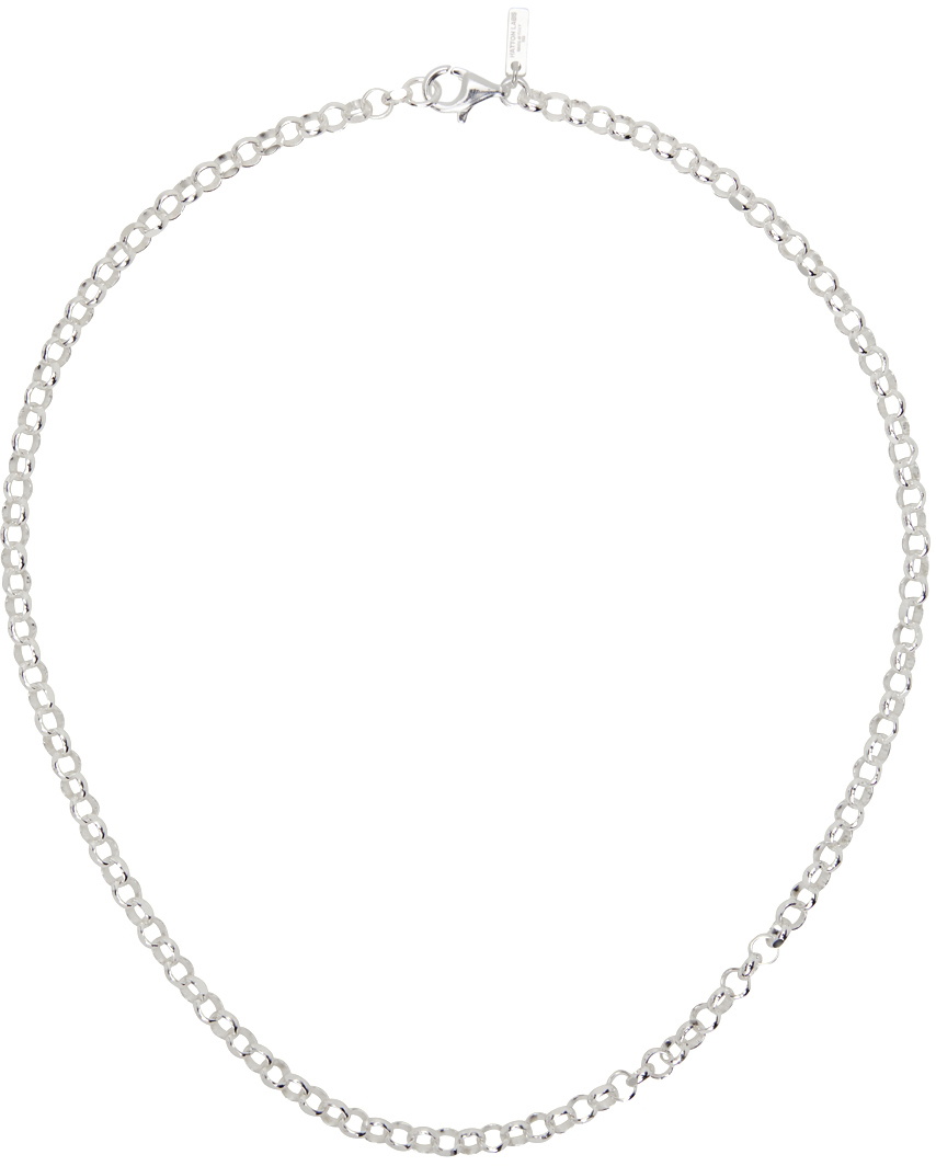 Hatton Labs Silver Daisy Tennis Chain Necklace