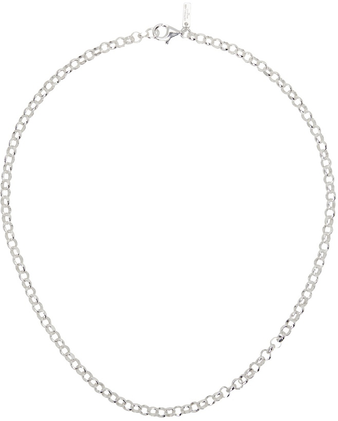 Photo: Hatton Labs Silver Diamond Cut Belcher Necklace