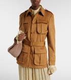 Xu Zhi Studded belted field jacket