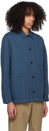 Sunspel Blue Patch Pocket Jacket