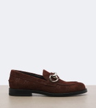 Gucci Boulevard Horsebit GG suede loafers