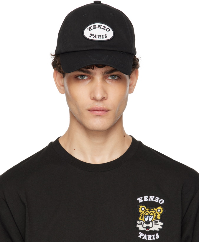 Photo: Kenzo Black Kenzo Paris VERDY Edition Embroidered Cap