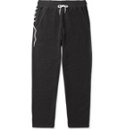 Craig Green - Tapered Lace-Detailed Loopback Cotton-Blend Jersey Sweatpants - Black