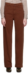 LEMAIRE Brown Relaxed-Fit Jeans