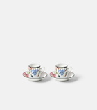 Gucci Gucci Flora set of 2 espresso cups and saucers