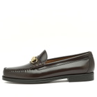 Bass Weejuns Men's x POP Traders Lincoln Easy Weejun Loafer in Chocolate Leather