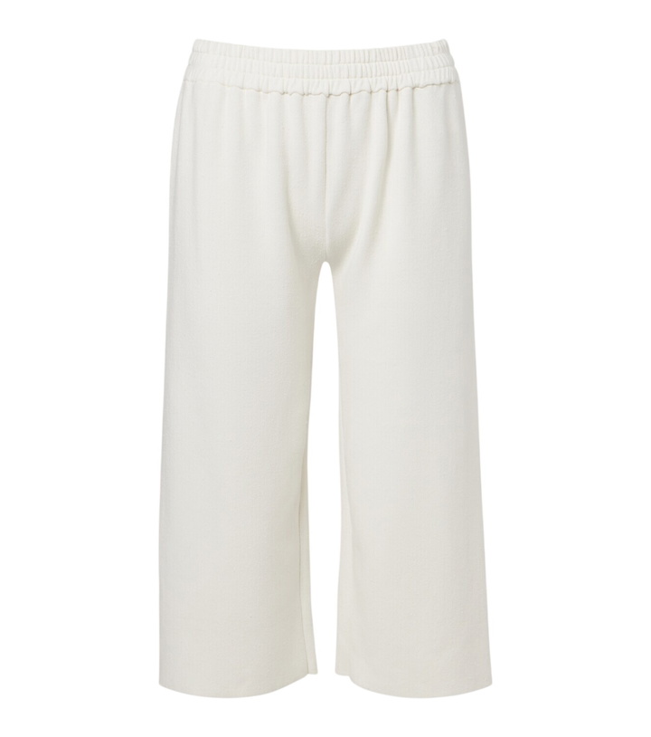 Photo: The Row Ozias cotton and silk cropped sweatpants