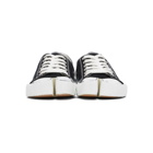 Maison Margiela Black and White Vandal Tabi Sneakers