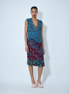 Dries Van Noten Embroidered Midi Skirt