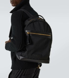 Tom Ford Leather-trimmed backpack