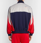 Nike - Martine Rose Colour-Block Tech-Jersey Track Jacket - Men - Blue