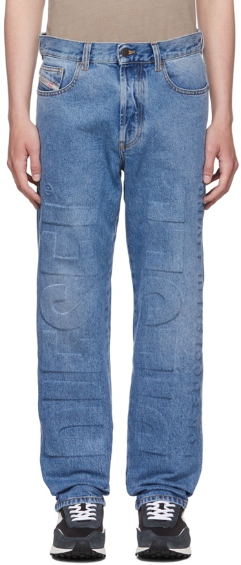 Photo: Diesel Blue Logo Jeans