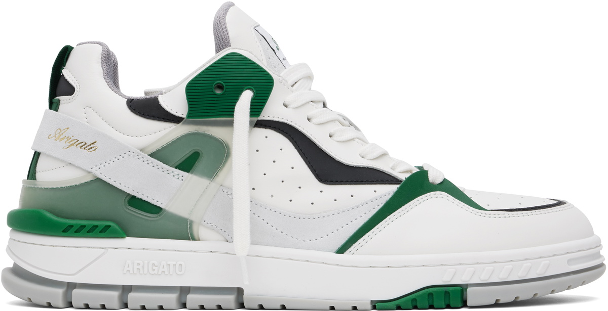 Axel Arigato White & Green Astro Sneakers Axel Arigato