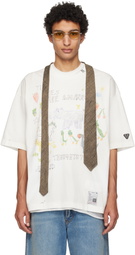 Maison MIHARA YASUHIRO Off-White Kids Doodle Printed T-shirt