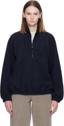 Nothing Written Navy Woolly Fleece Sweater