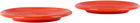 HEM Orange Bronto Plate Set