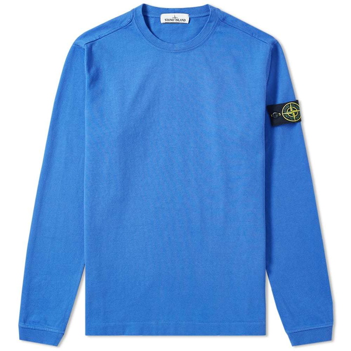 Photo: Stone Island Lightweight Crew Sweat Blue