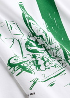 Percival Cicchetti Printed Jersey T-shirt White