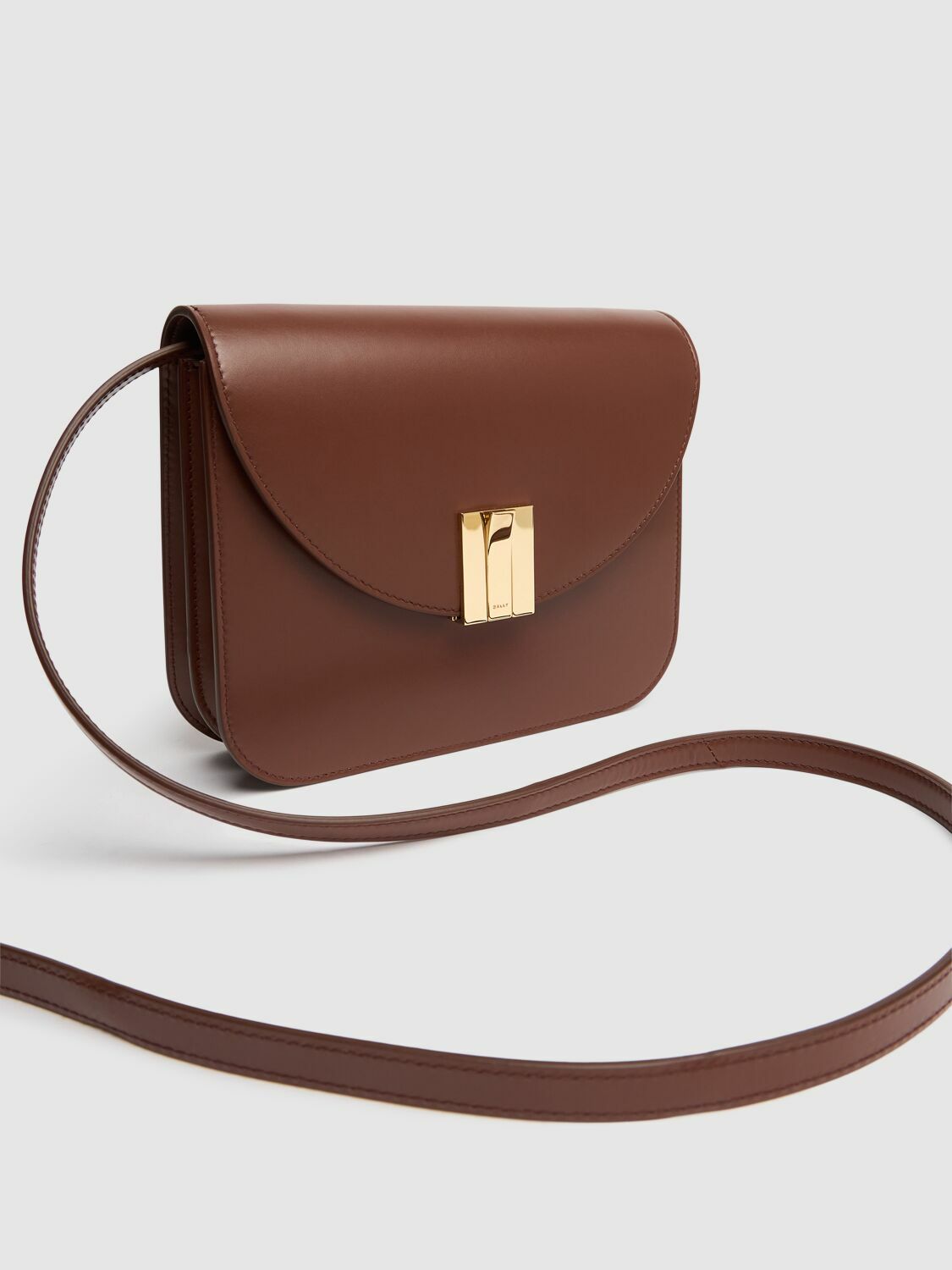 BALLY Ollam Flap Leather Shoulder Bag Bally