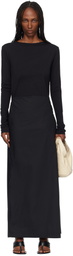 OUR LEGACY Black Twisted Maxi Dress