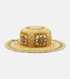 Loewe Paula's Ibiza crochet raffia bucket hat