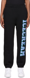 ICECREAM Black College Lounge Pants