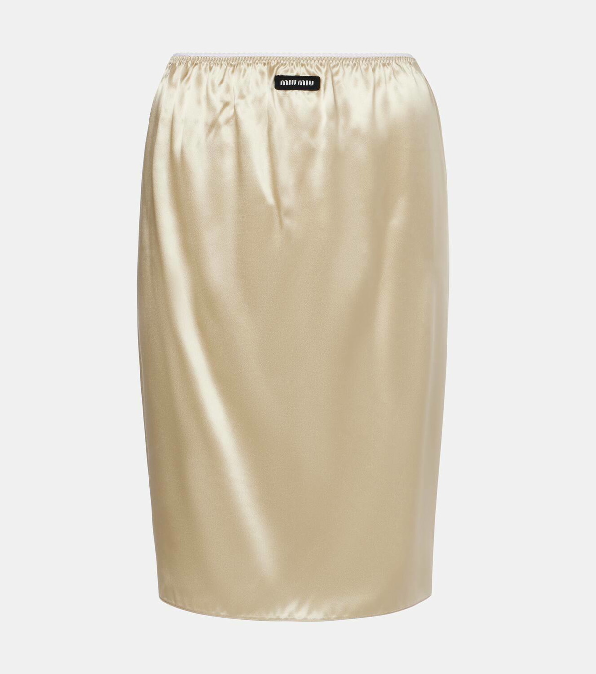 Miu Miu Satin midi skirt Miu Miu