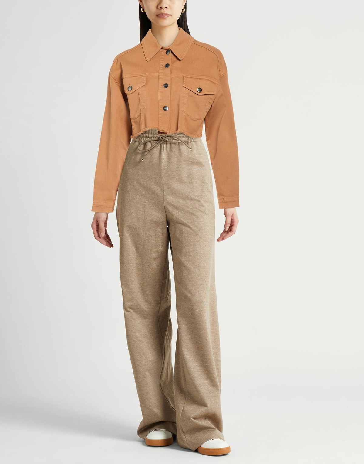 Jijil Womens Denim outerwear Camel