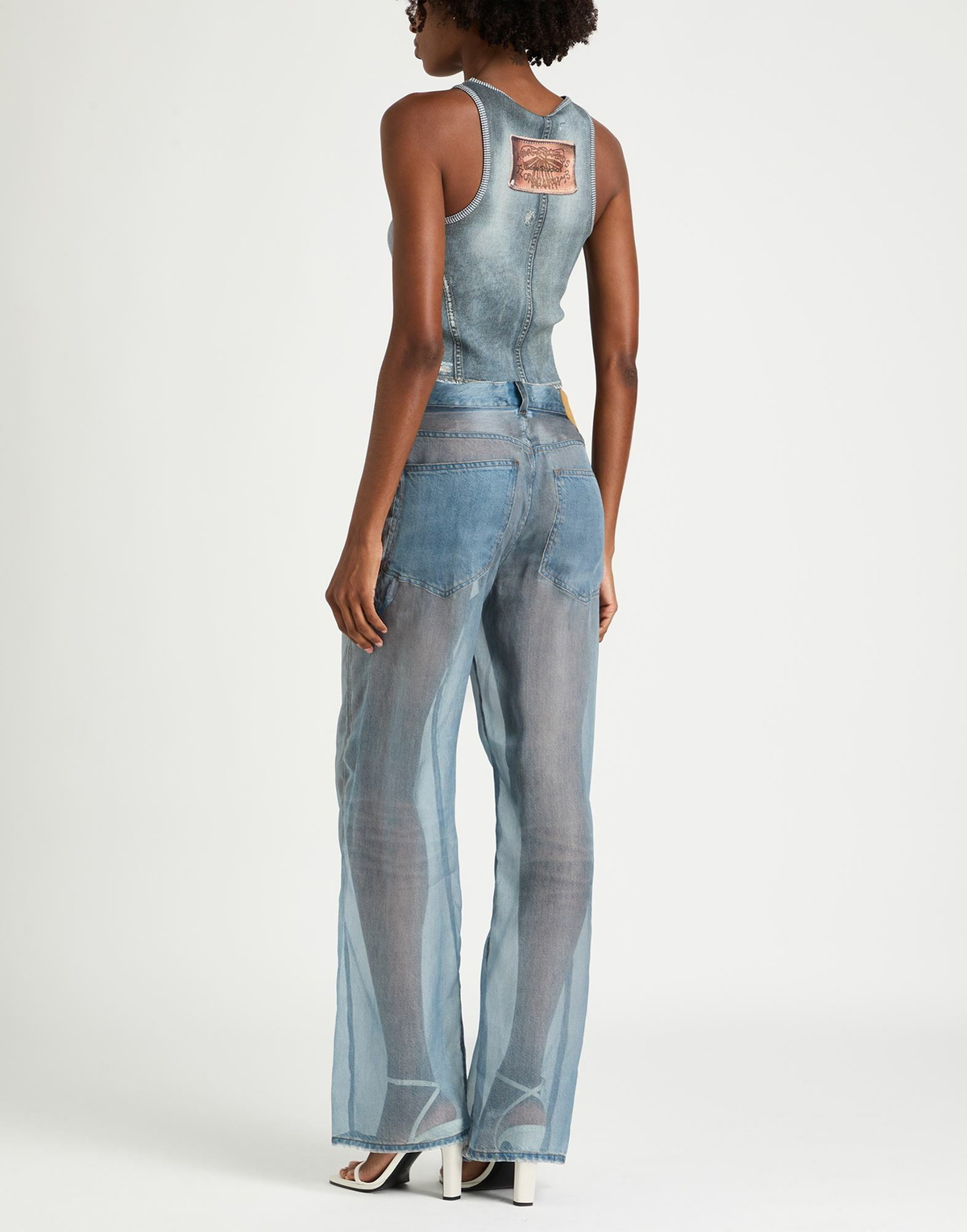 Haikure Womens Pants in Blue