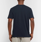 rag & bone - Appliquéd Cotton-Jersey T-Shirt - Navy