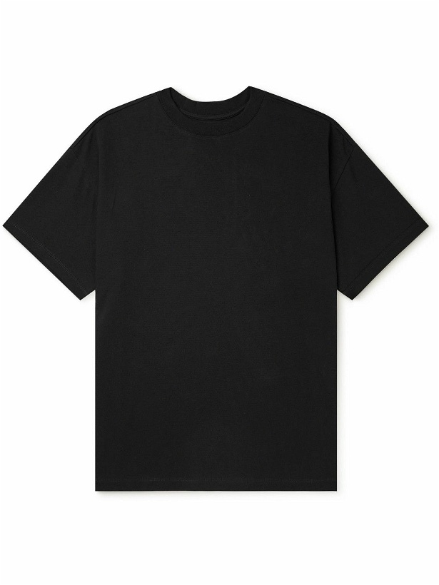 Photo: AIREI - Oversized Organic Cotton-Jersey T-Shirt - Black