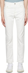 Maison Kitsuné White Slim Fit Jeans