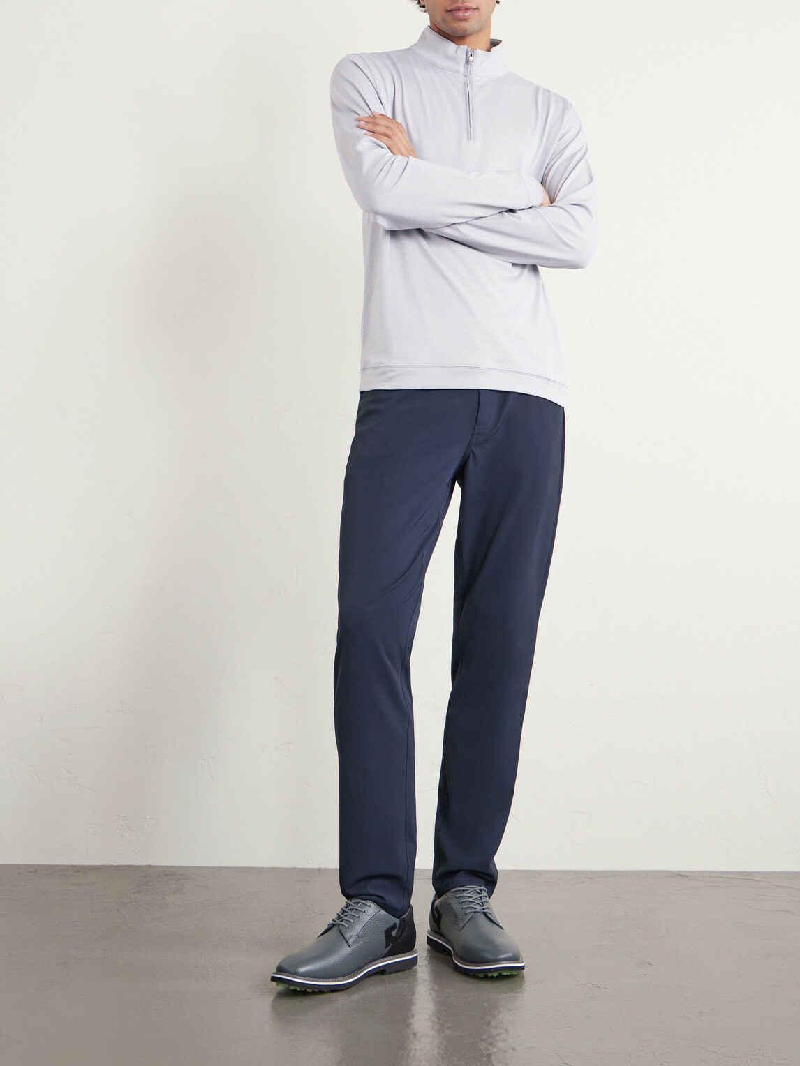 Peter Millar - Albatross Piqué Half-Zip Sweater - Gray